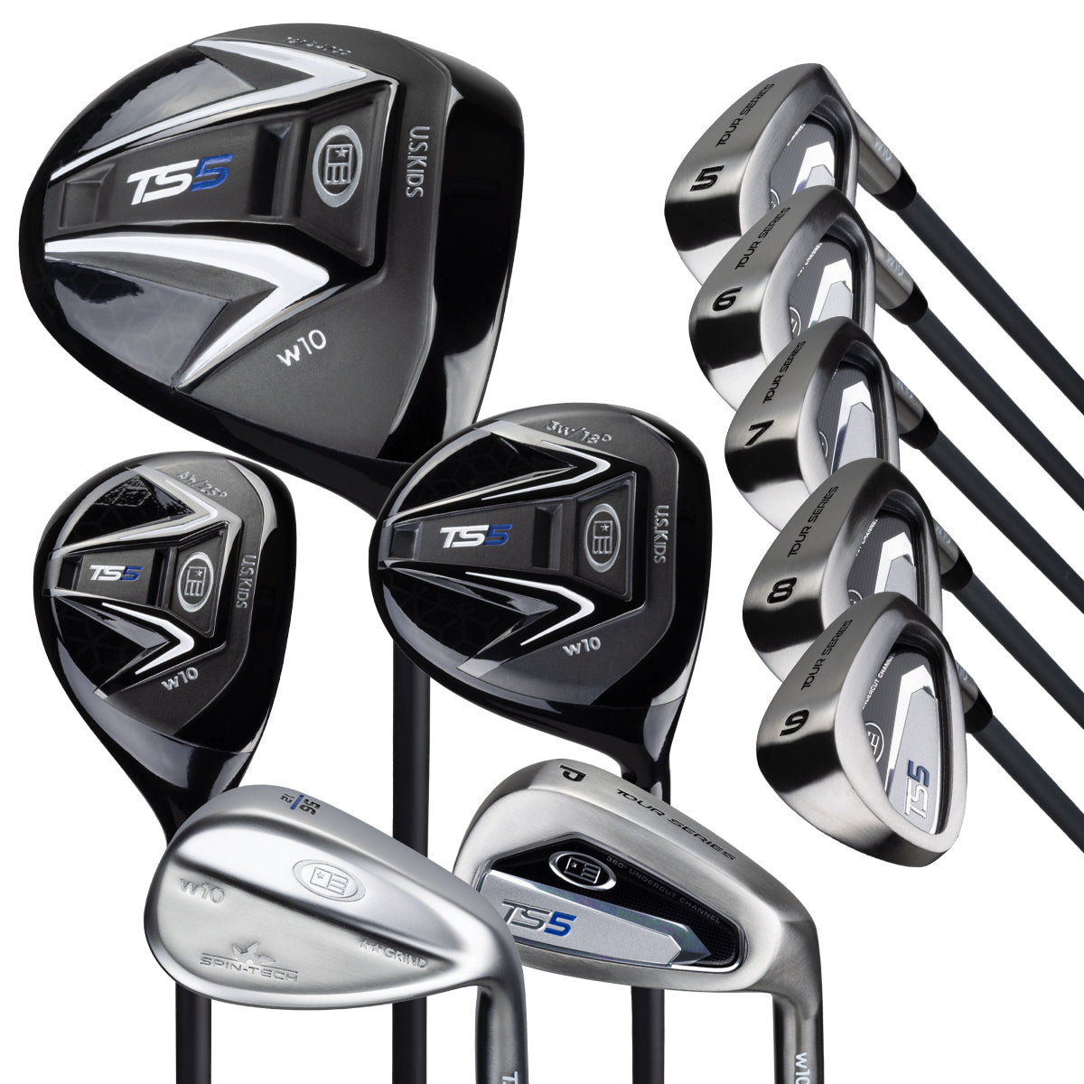 TS5-57 10 Club Only Set Graphite Shafts Right