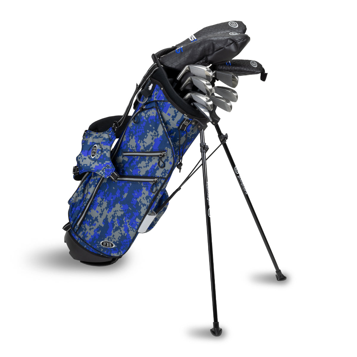 TS5-57 10 Club Stand Set Graphite Right / Blue Camo