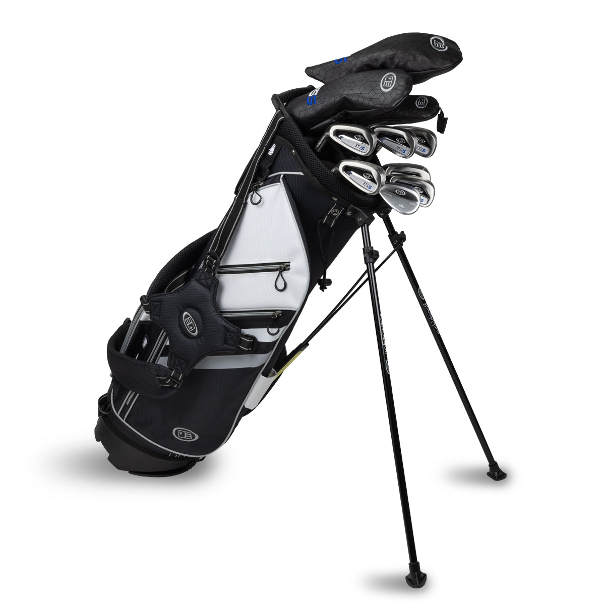 TS5-57 10 Club Stand Set Graphite Left / Black/White