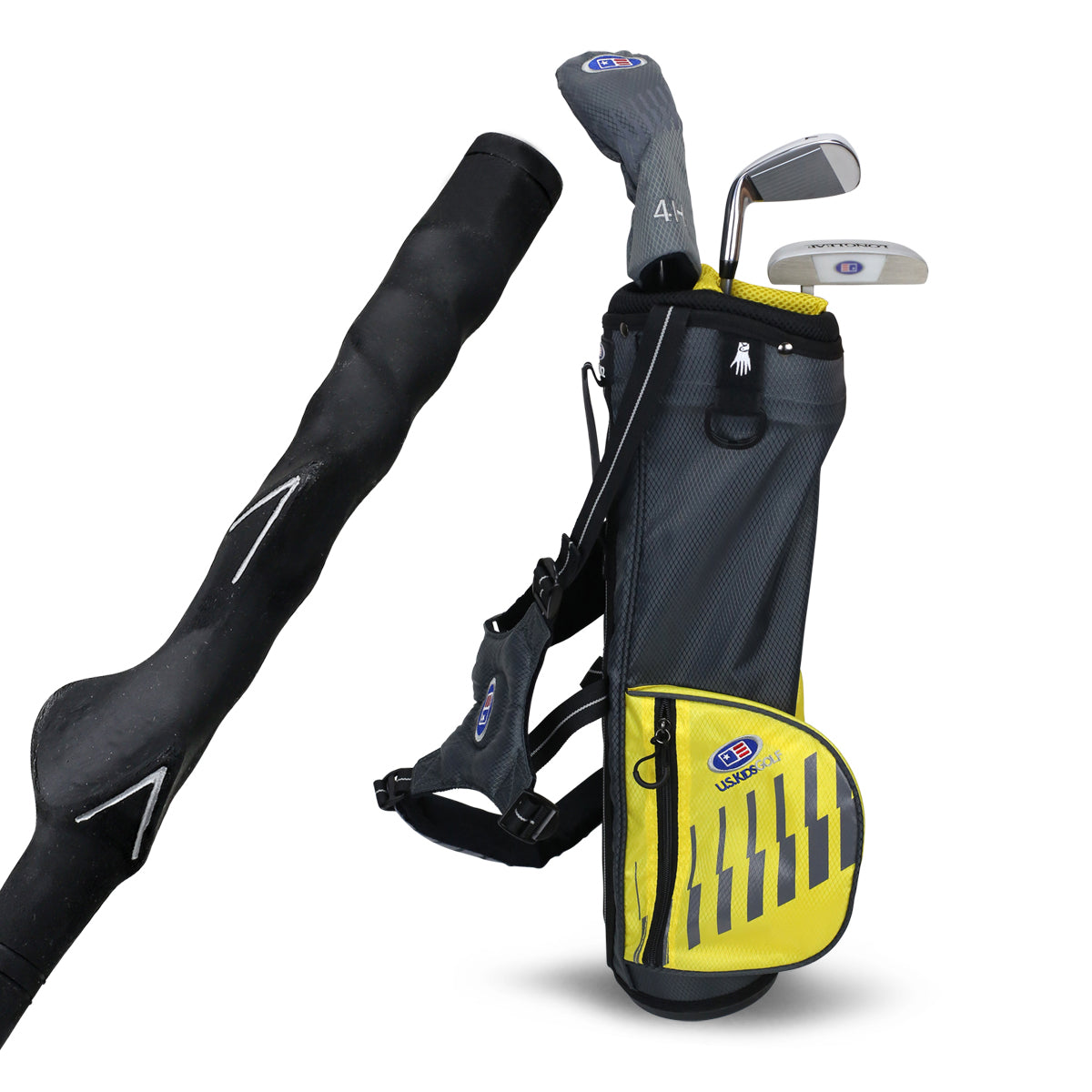 UL42-s 3 Club Training Club Carry Set, All Graphite, Grey/ Right