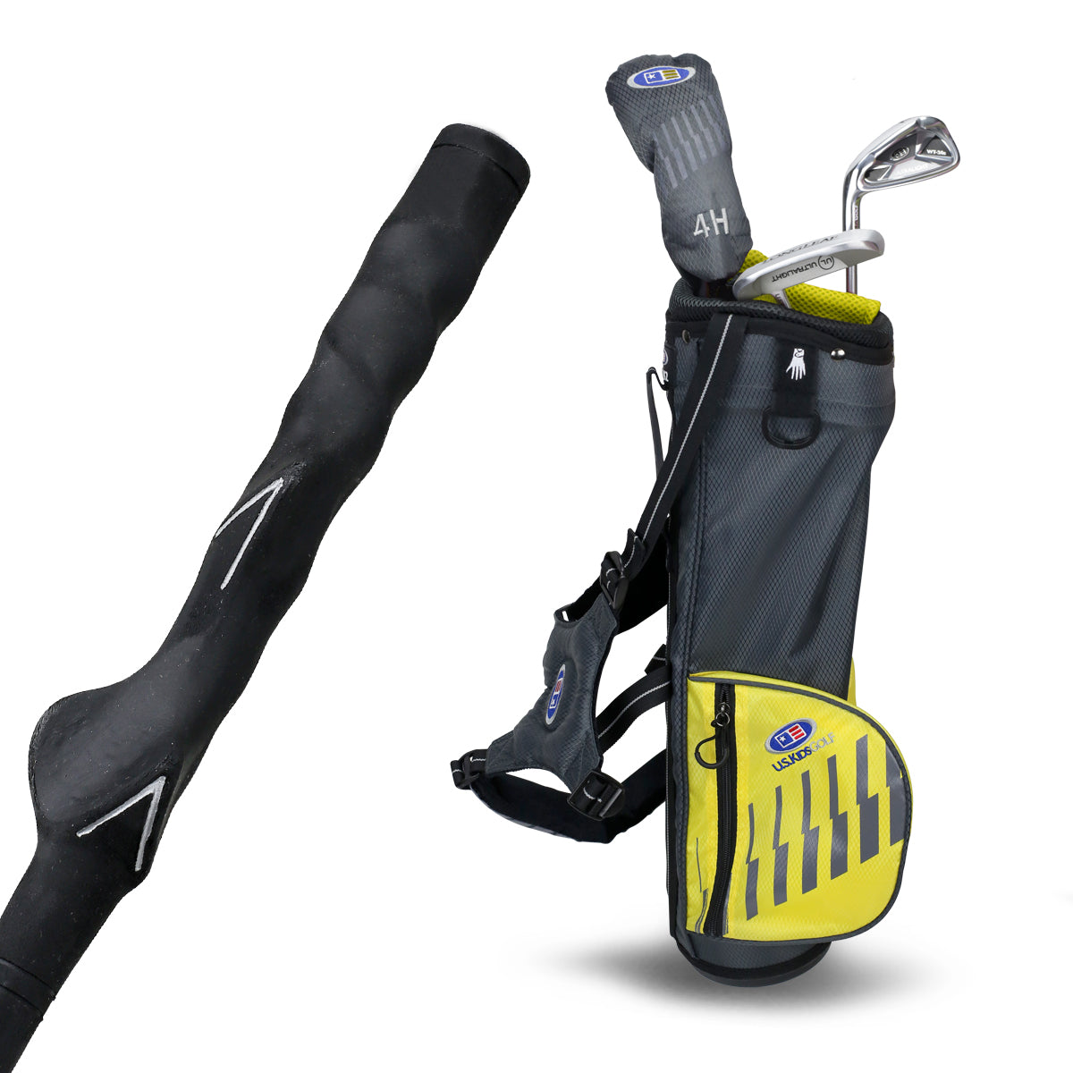 UL42-s 3 Club Training Club Carry Set, All Graphite, Grey/ Left