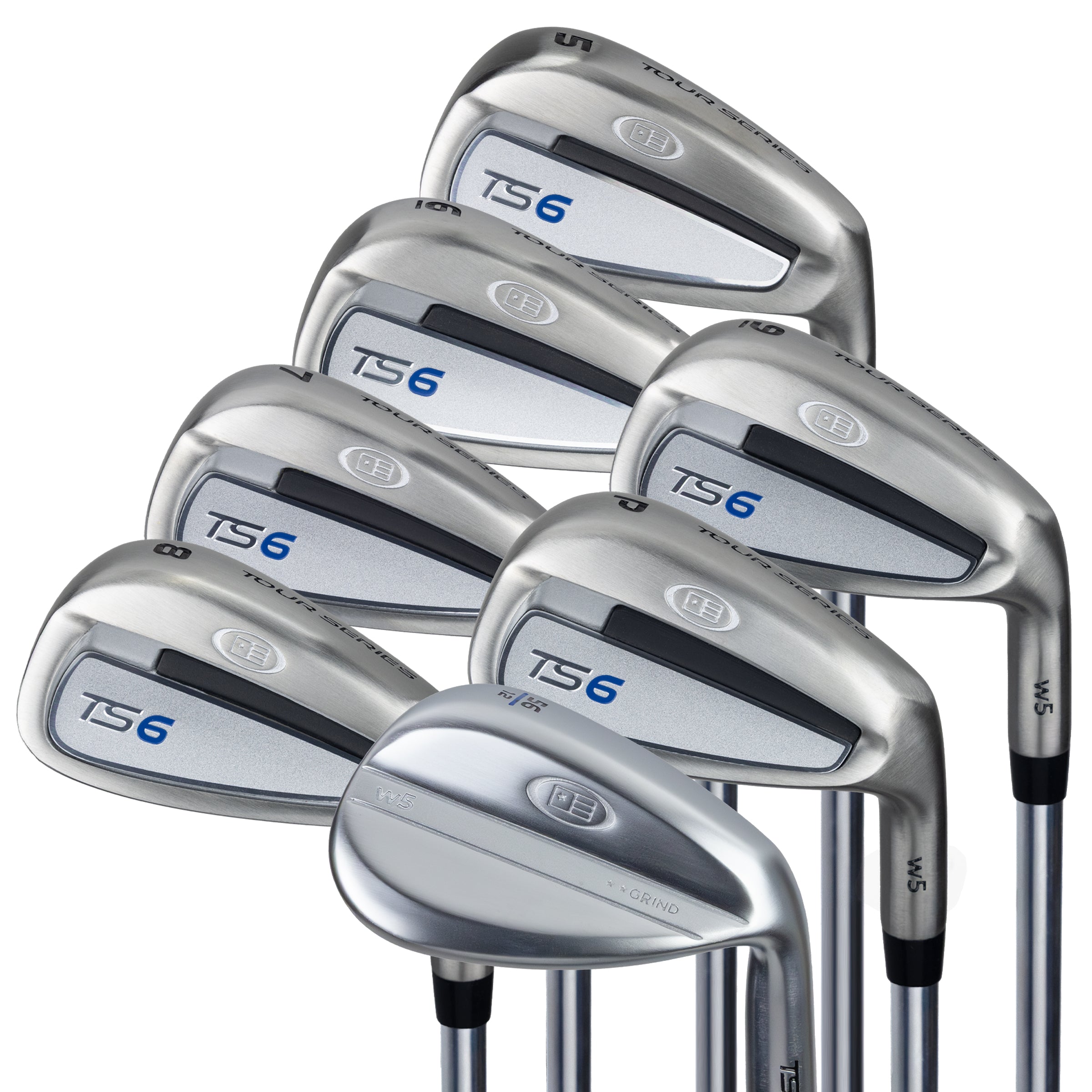 TS6-63 7 Club Iron Set, Steel Shaft