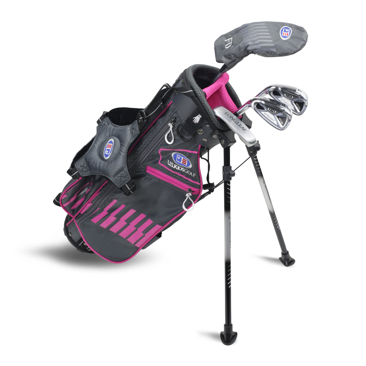 ul45-s-4-club-stand-set-all-graphite | U.S. Kids Golf
