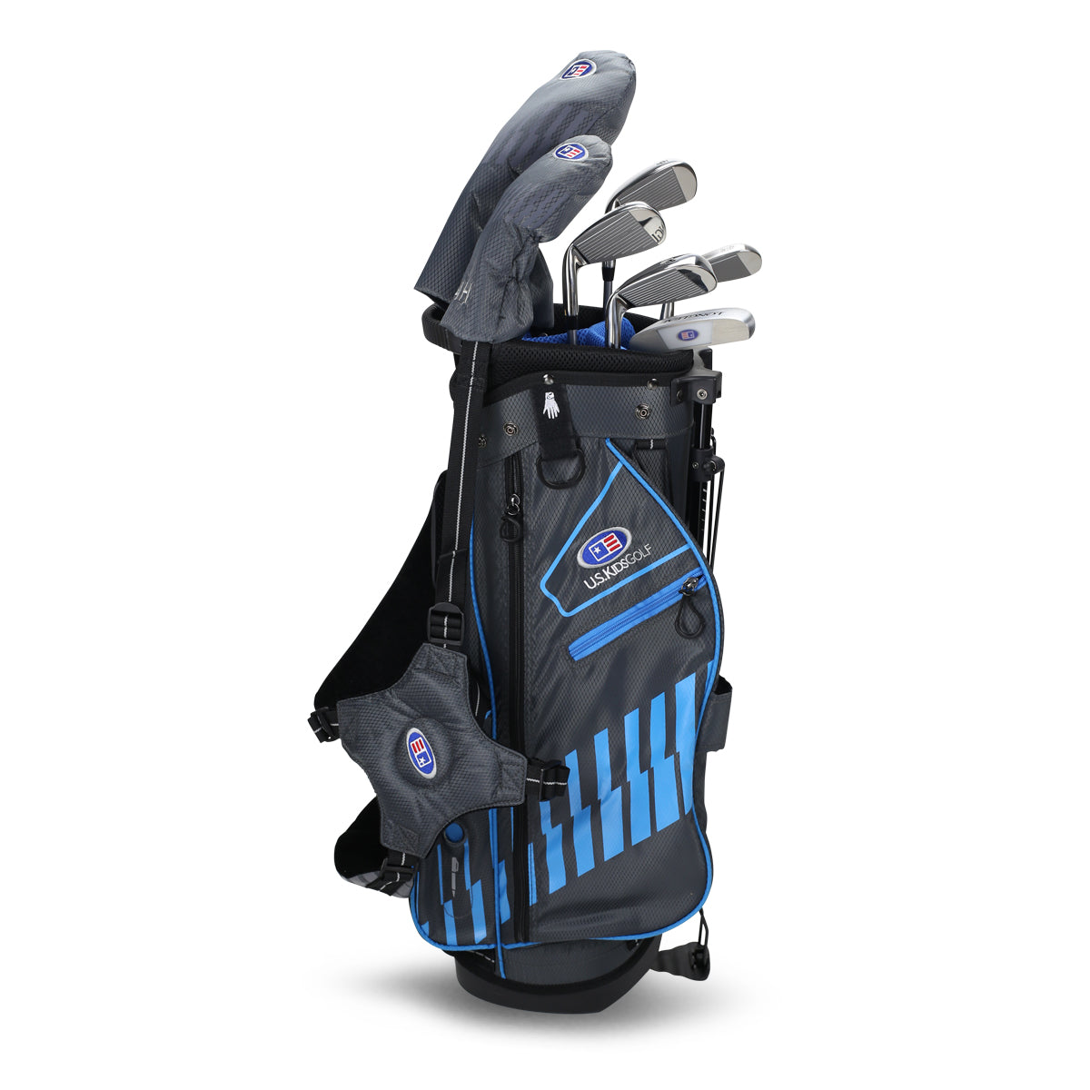 UL48-s 7 Club DV3 Stand Set, All Graphite, Grey/Teal Bag Right / Grey/Teal