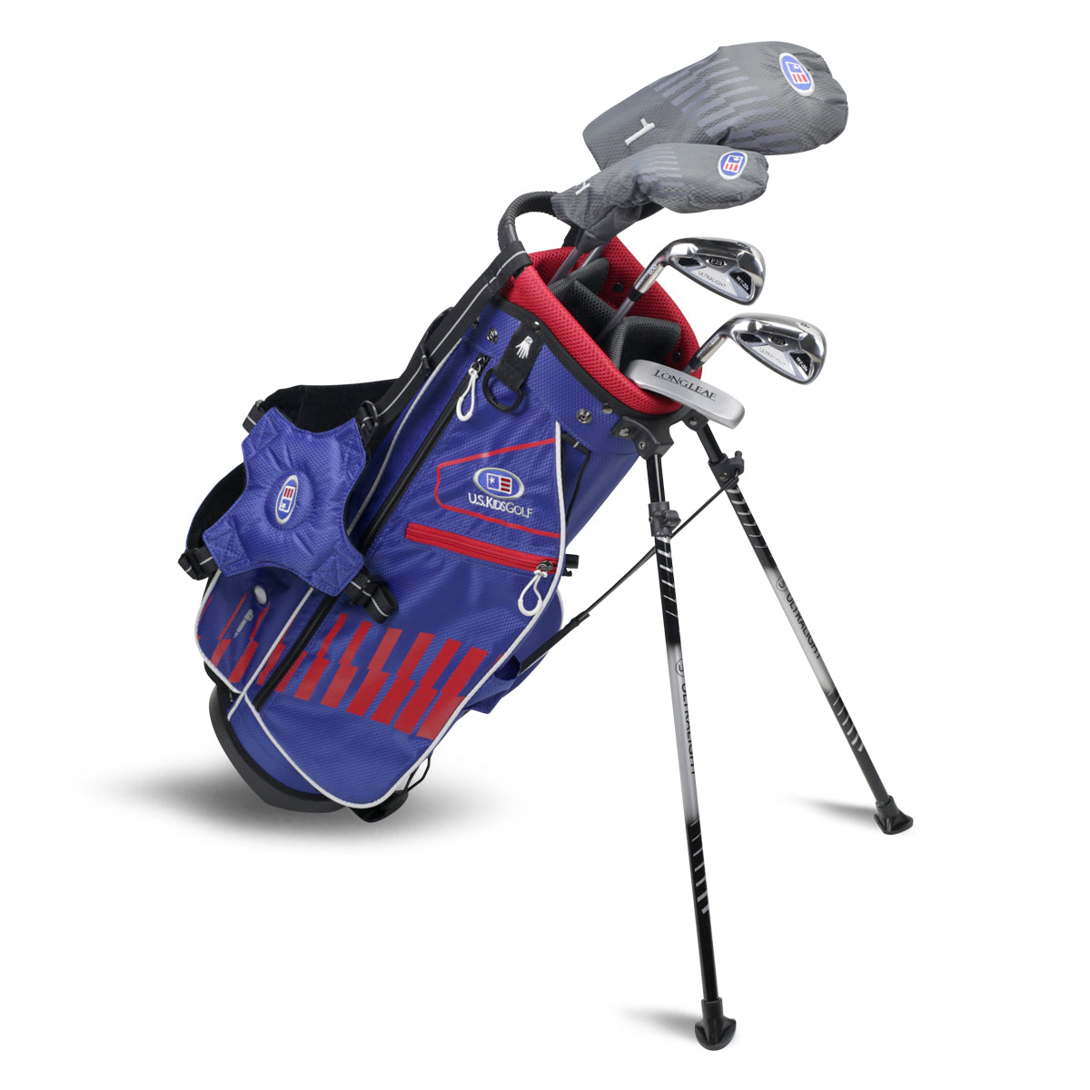 UL51-s 5 Club Stand Set, All Graphite, Grey/ Left / Blue/Red/White