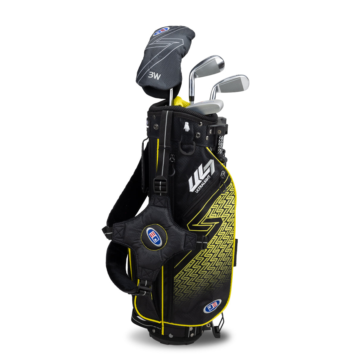 UL7 42 4 Club Stand Set, All Graphite, Black/ Right / Black/Yellow
