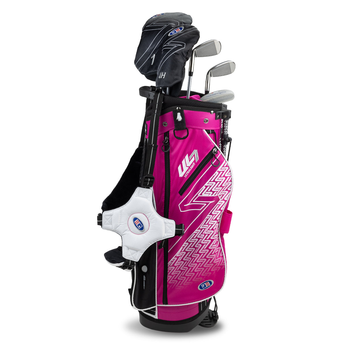 UL7 51 5 Club Stand Set, All Graphite, Black/ Right / Pink/White
