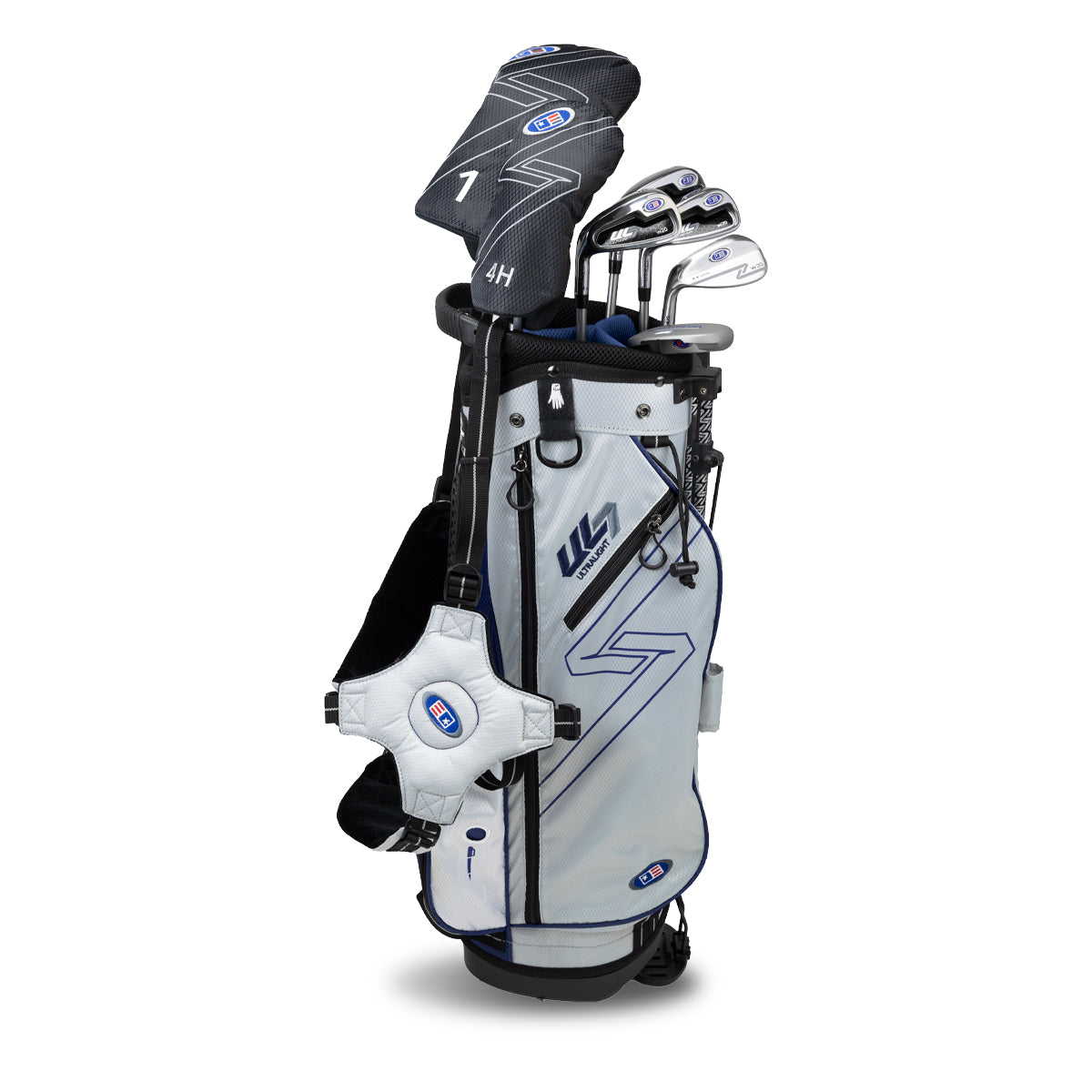 UL7 51 7 Club Stand Set, All Graphite, Black/ Left / Silver/Navy