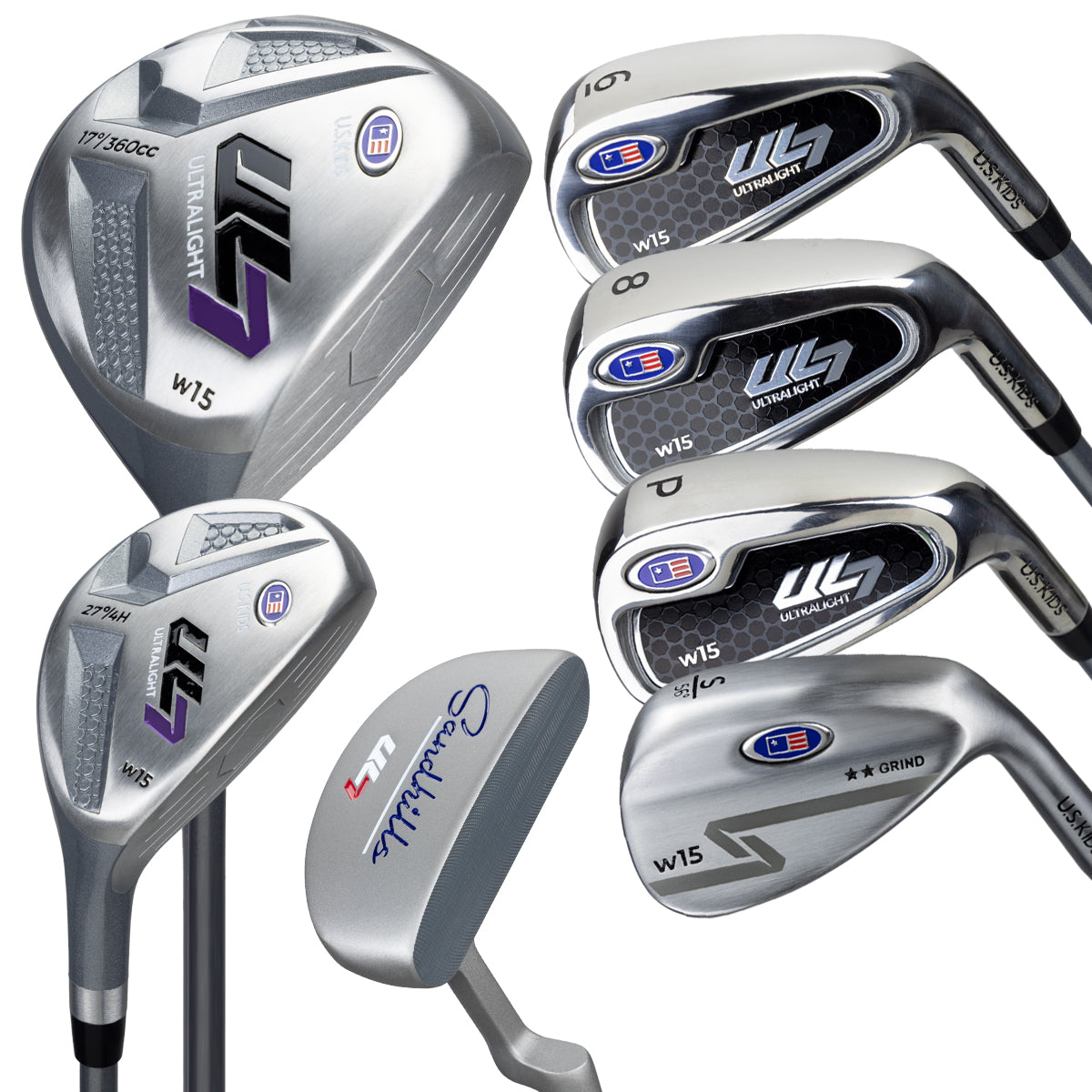 ul7-54-7-club-only-set-all-graphite | U.S. Kids Golf