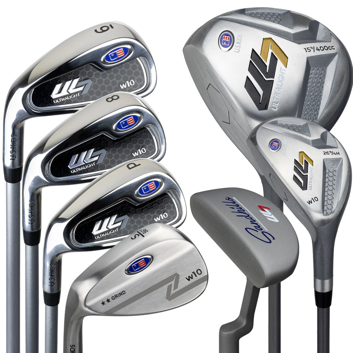 UL7 63 7 Club Only Set, All Graphite Left