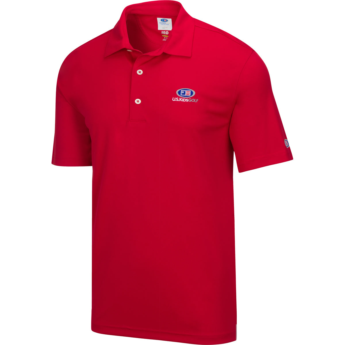 Mens USKG Solid ML75 Polo Adult XL / Red