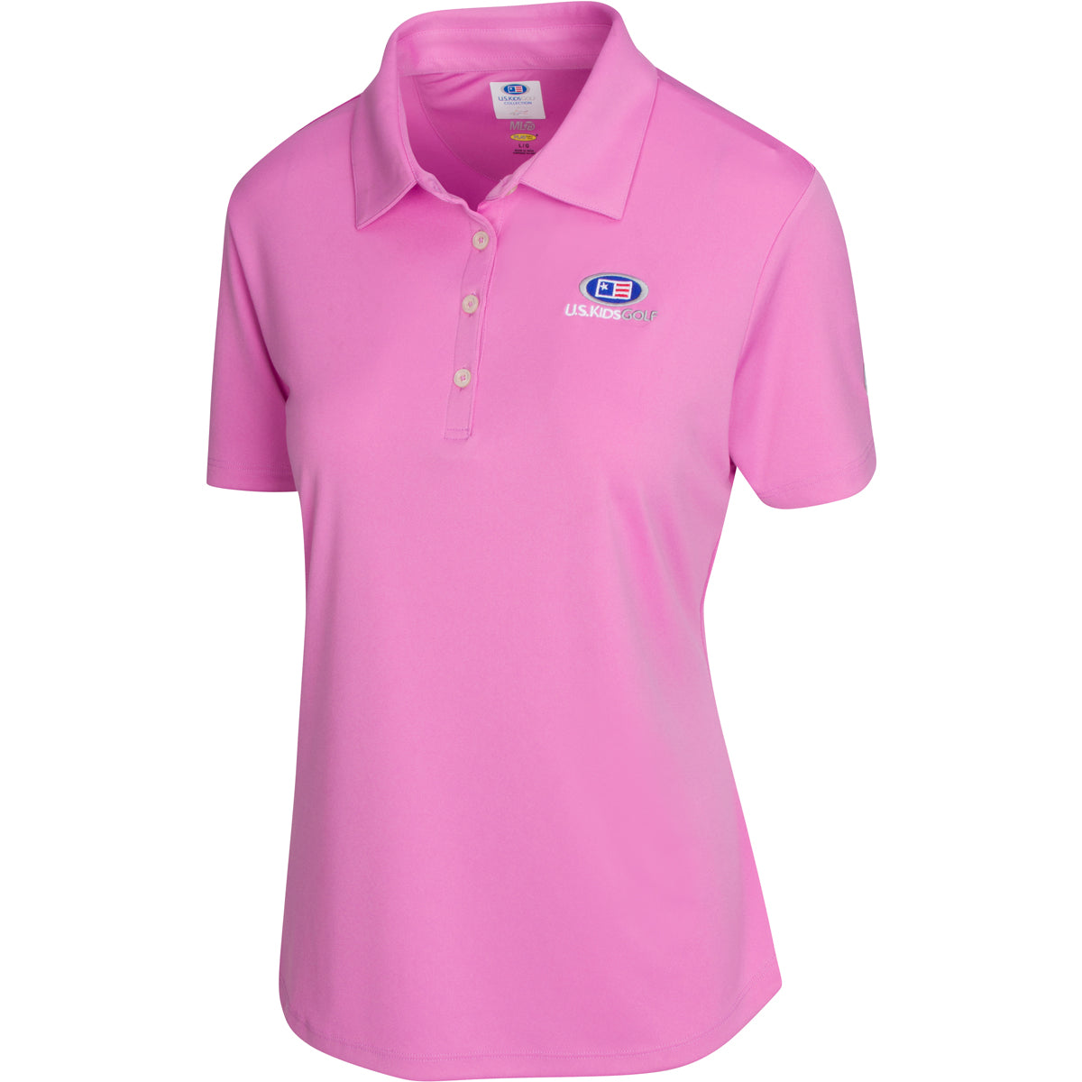 Womens USKG Solid ML75 Polo Womens XS / Light Magenta