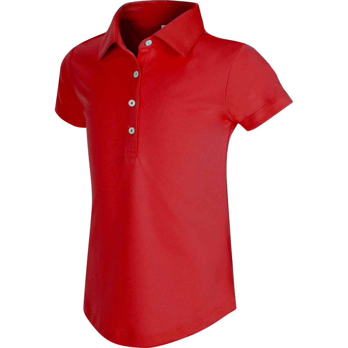 Girls Solid ML75 Polo Girls S / Red