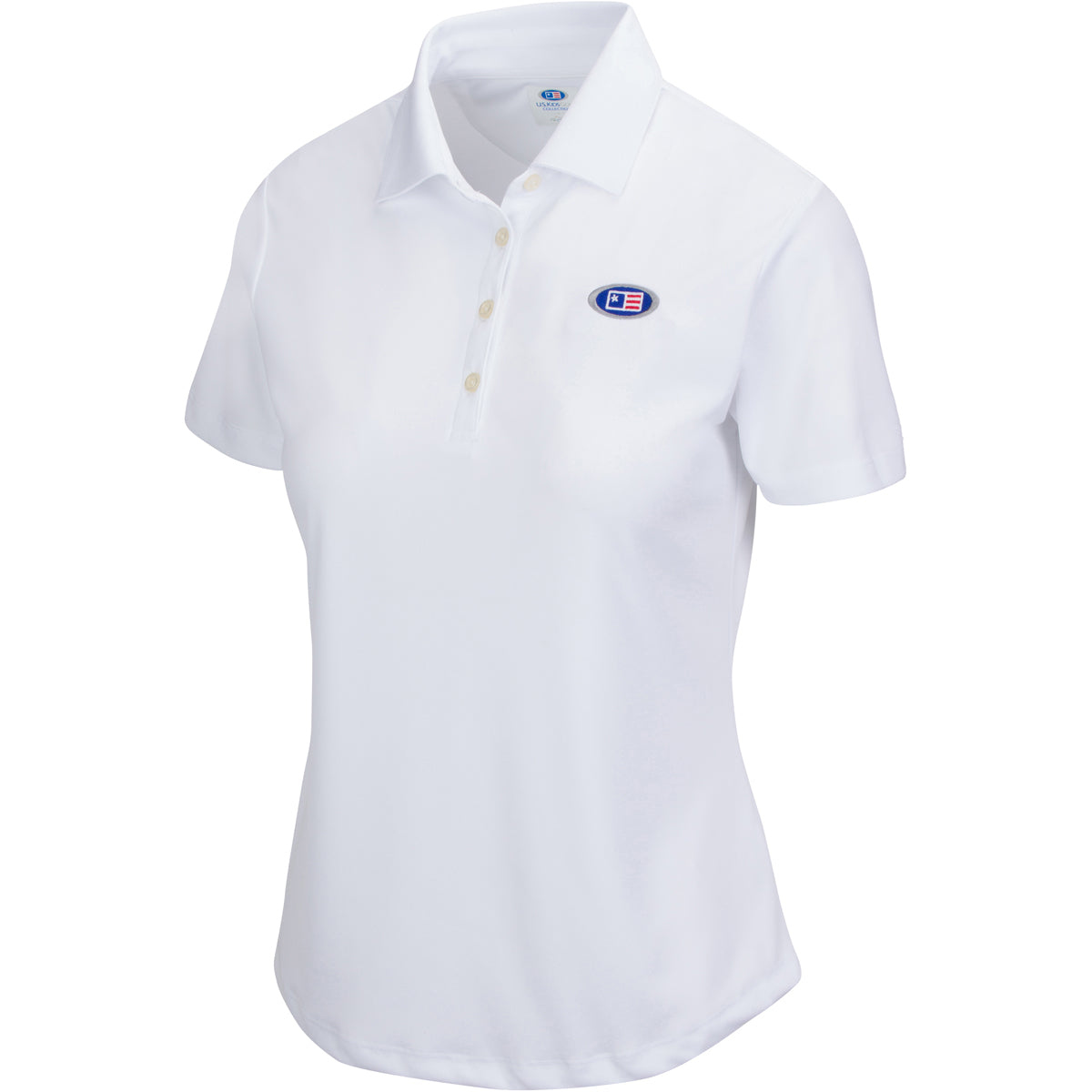 Womens OVAL Solid ML75 Polo Womens S / White