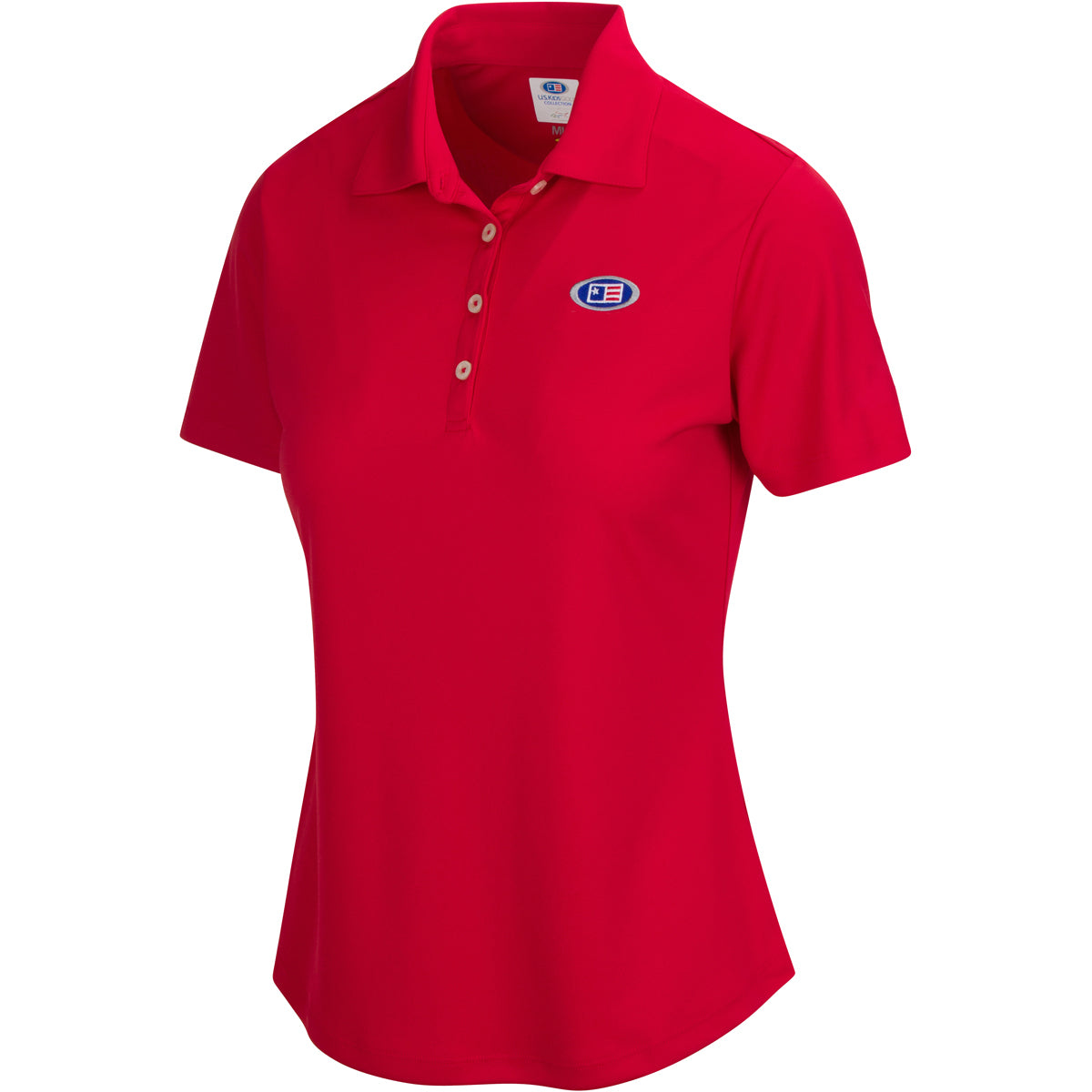 Womens OVAL Solid ML75 Polo Womens S / Red