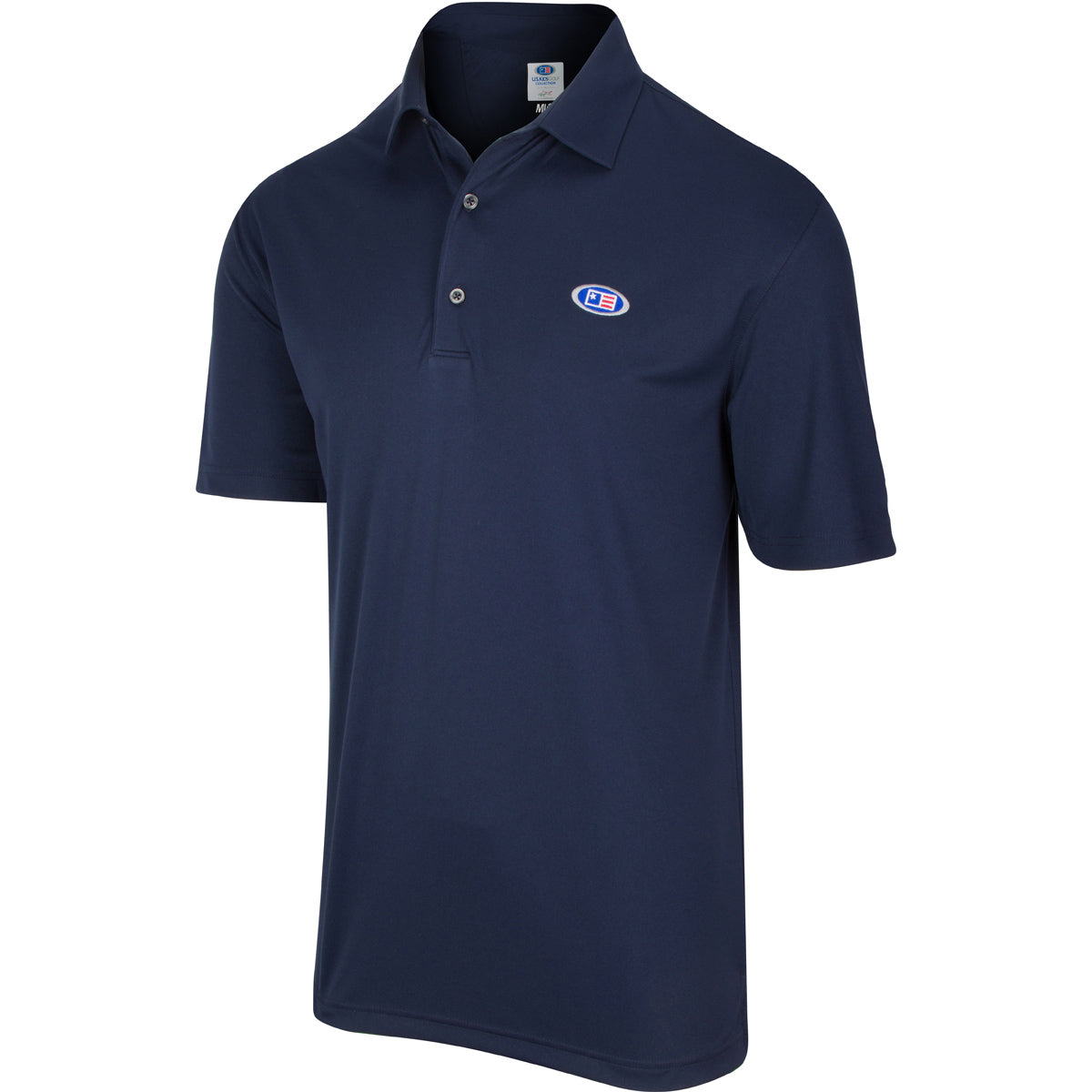 Mens OVAL Solid ML75 Polo Adult S / Navy