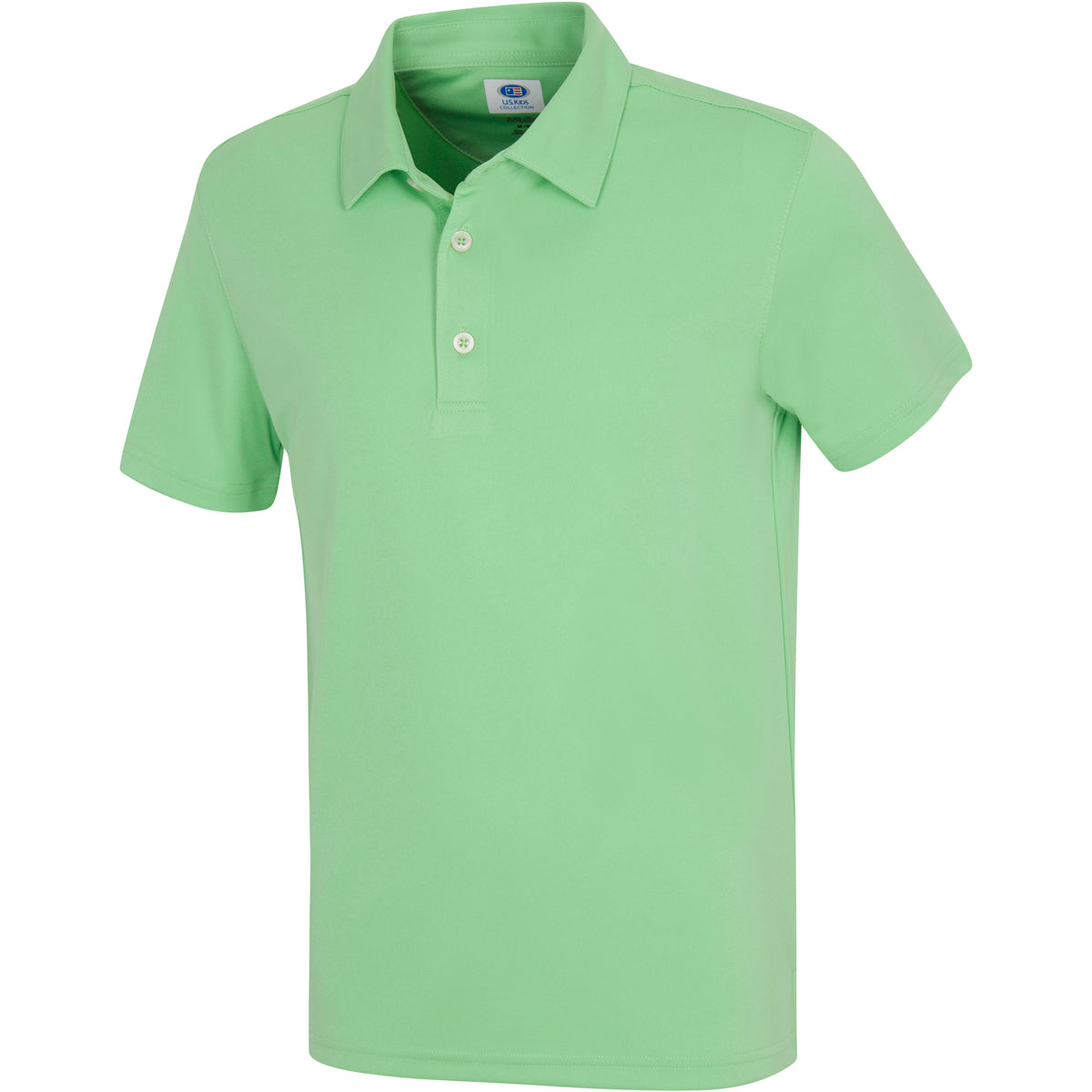 Boys Solid ML75 Polo Youth S / Lime Meadow