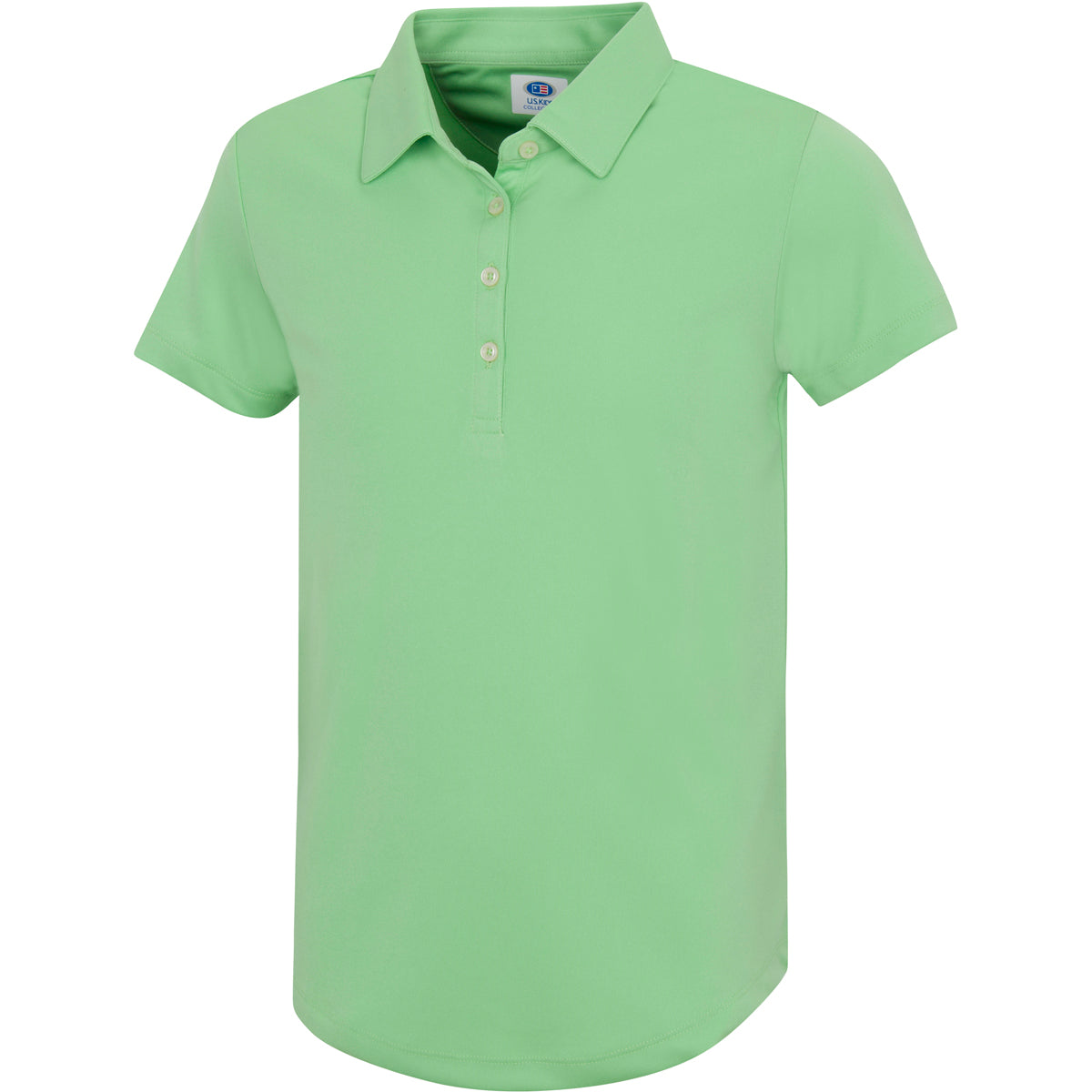 Girls Solid ML75 Polo Girls S / Lime Meadow