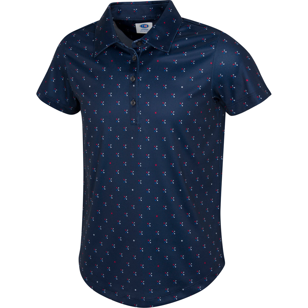 Girls Golf Tee Print Polo Girls S