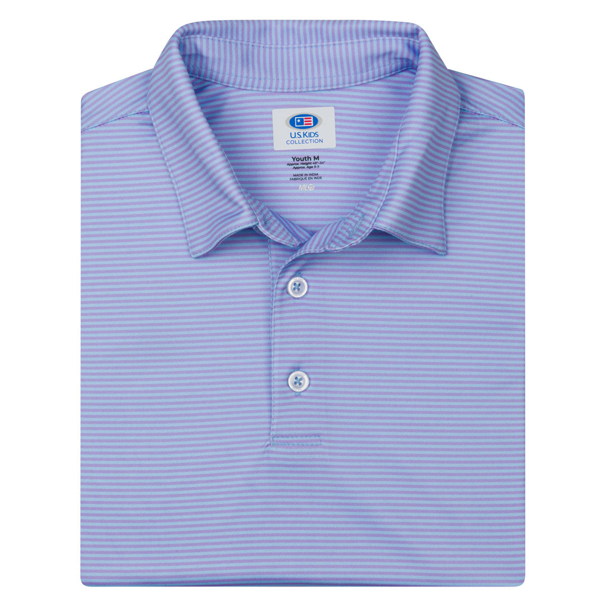 Boys Multi Stripe Print Polo Youth S