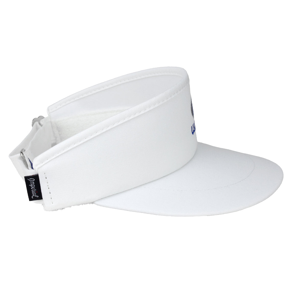 USKG High Crown Tour Visor, Adult 58, White