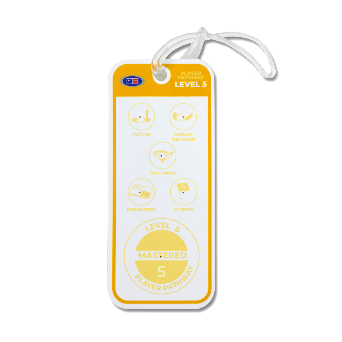 Level 1-5 Player Pathway Bag Tags