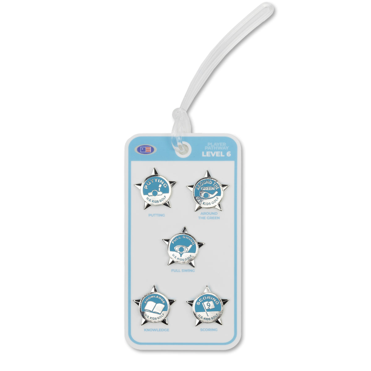 Level 6 Player Pathway Bag Tag