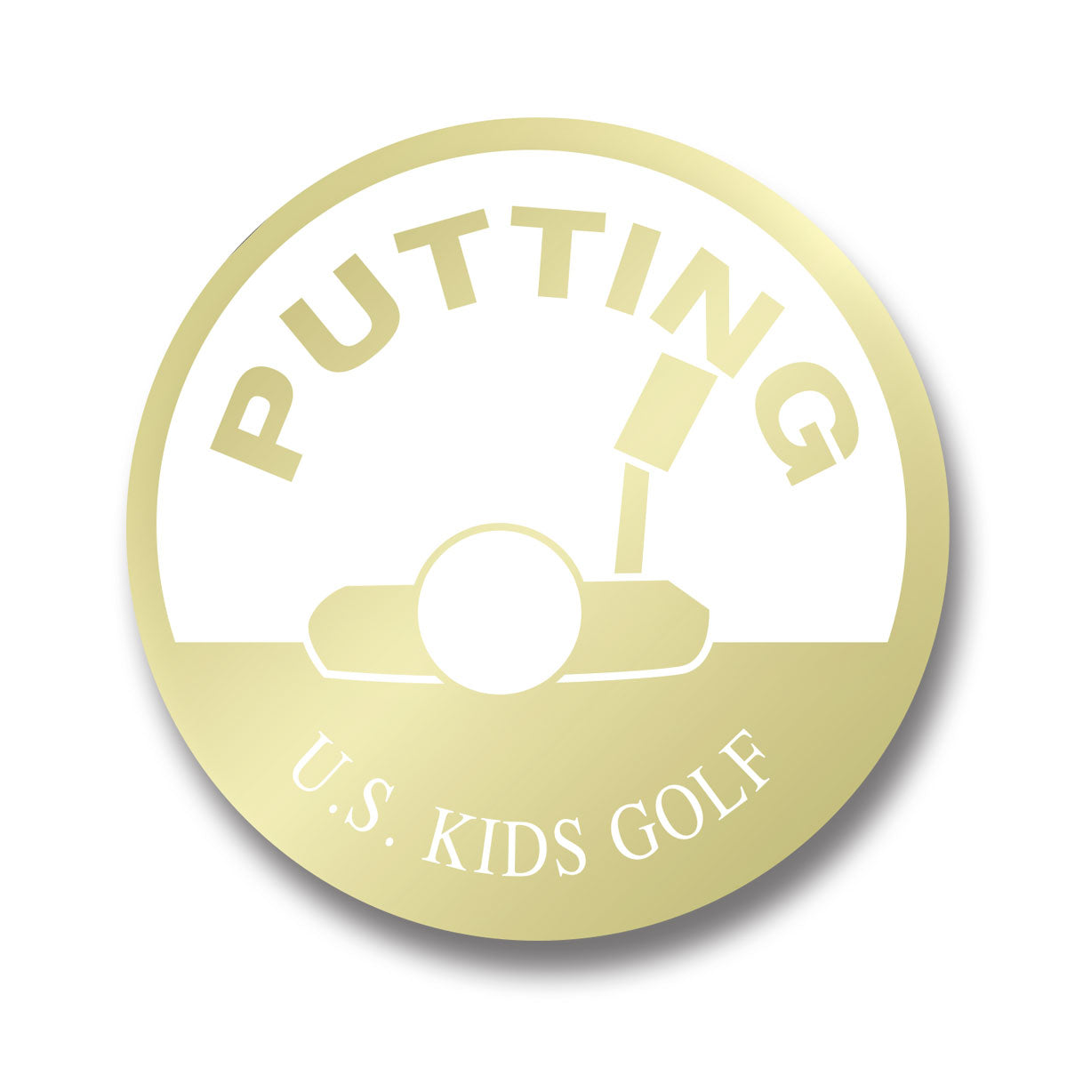 Level 5 PP Putting Pin, Individual White