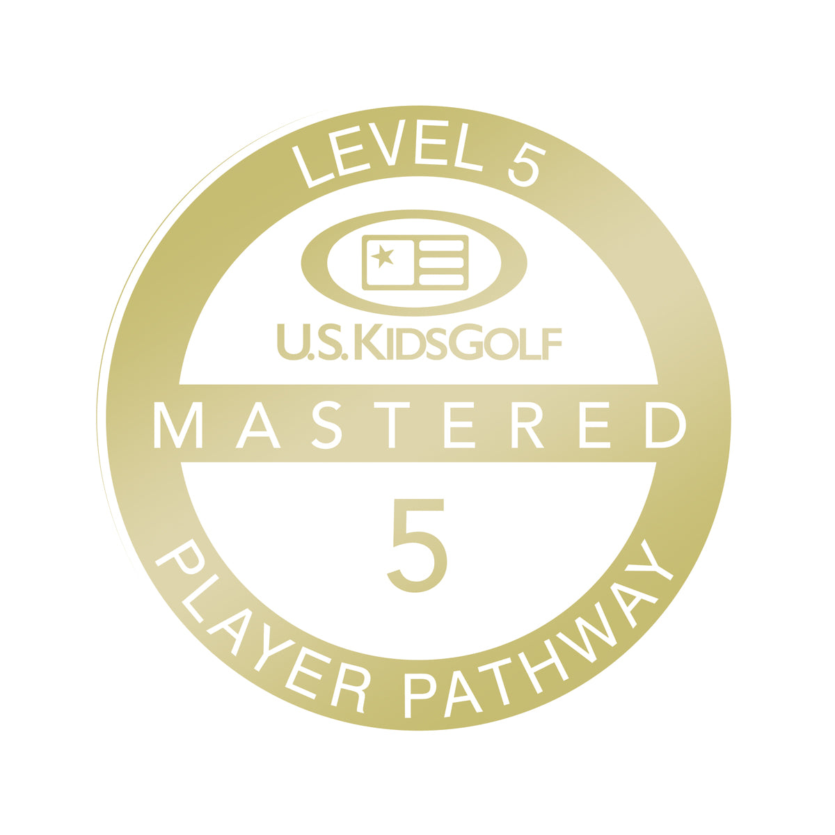 Level 5 PP Mastered Pin, Individual White