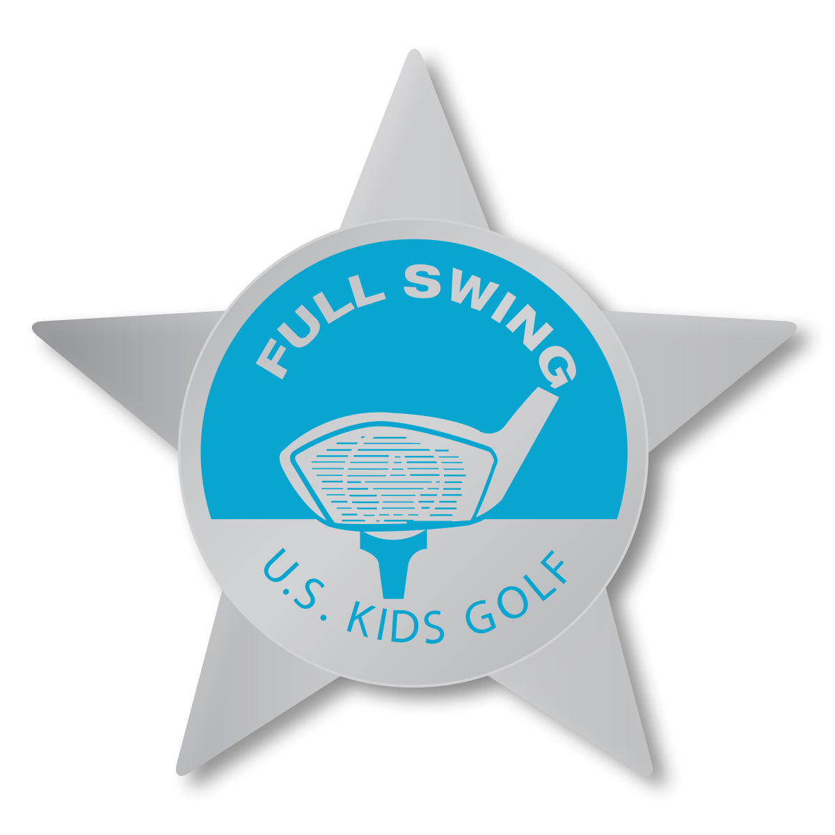 Level 6 Full Swing Pin, Individual Teal