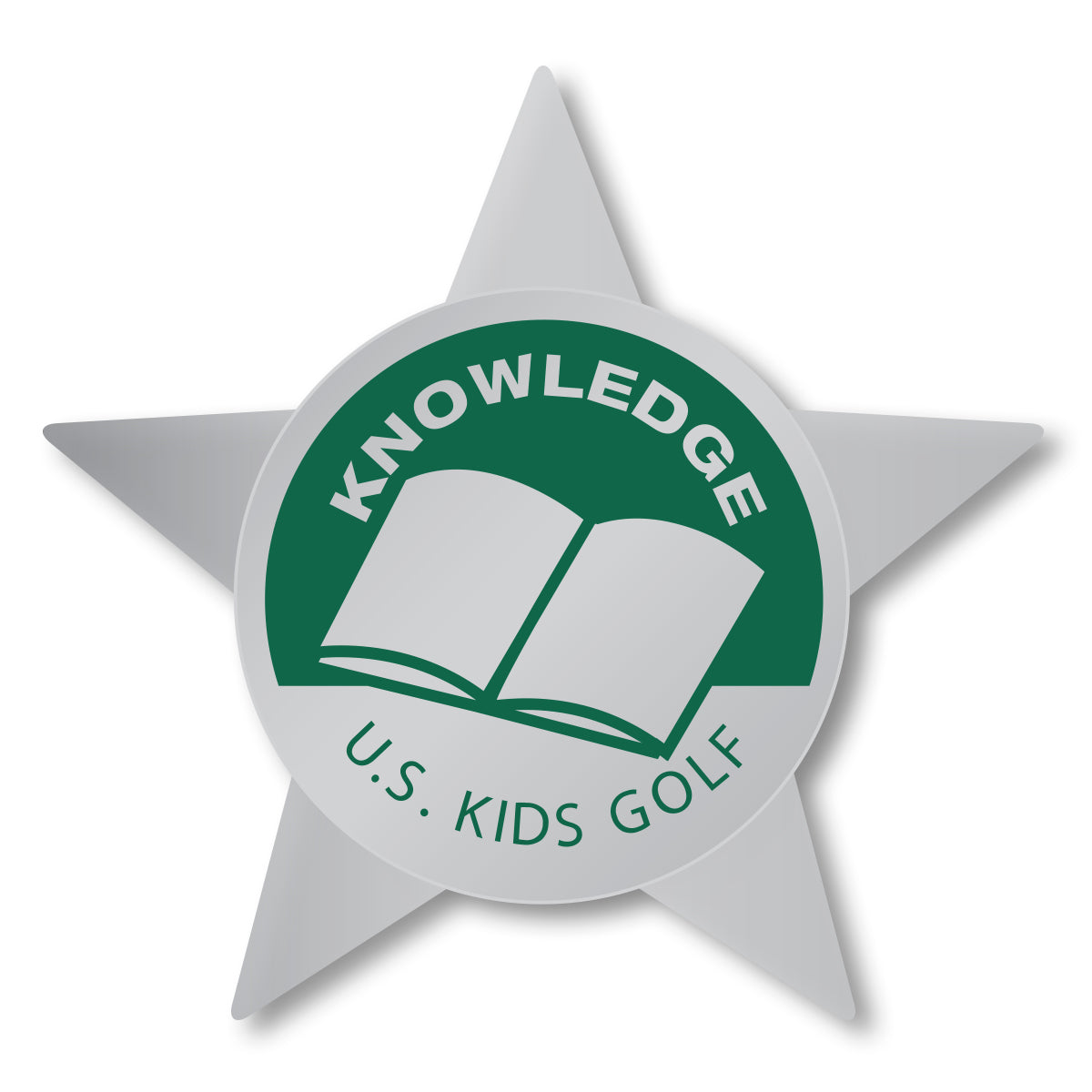 Level 8 Knowledge Pin, Individual Green