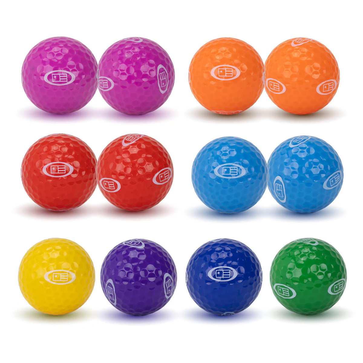 ColorSpin Golf Balls, Mixed Dozen
