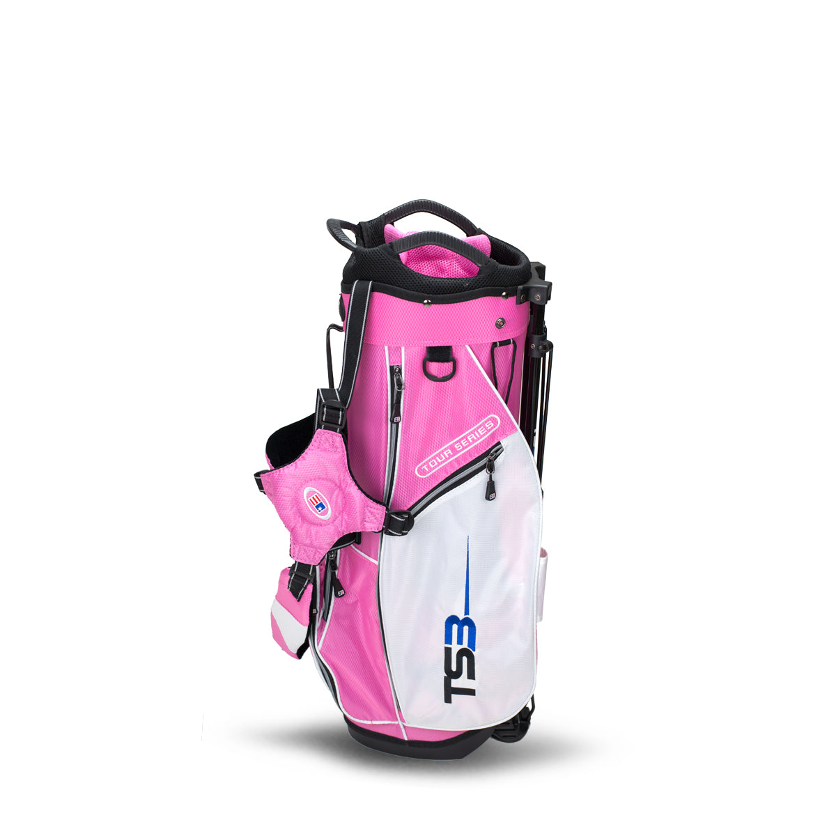 TS3-63 Stand Bag 33.5 Inch Pink/White/Silver