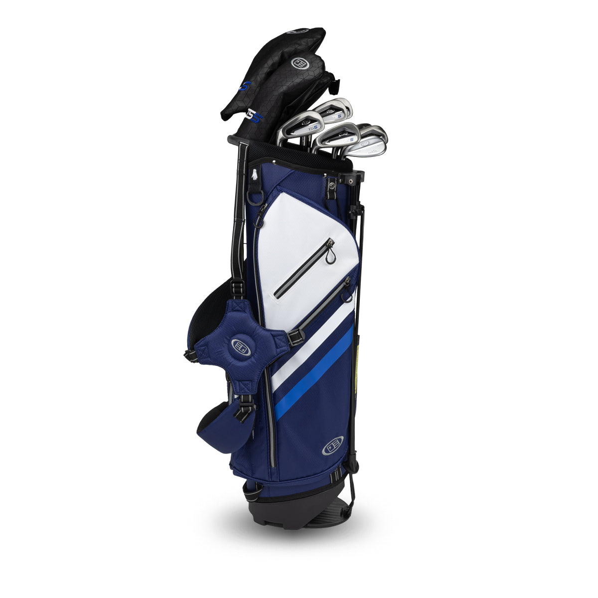 TS5-57 10 Club Stand Set Graphite Left / Navy/White