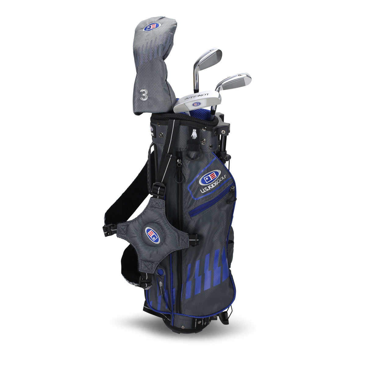 ul45-s-4-club-stand-set-all-graphite | U.S. Kids Golf