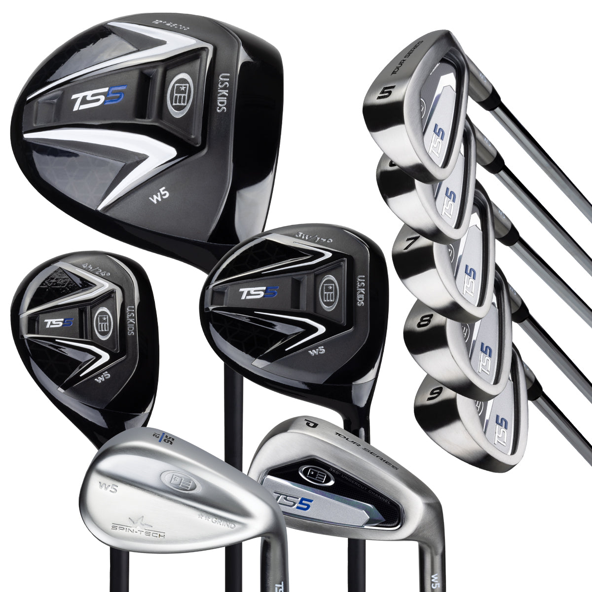 TS5-66 10 Club Only Set Combo Shafts Right
