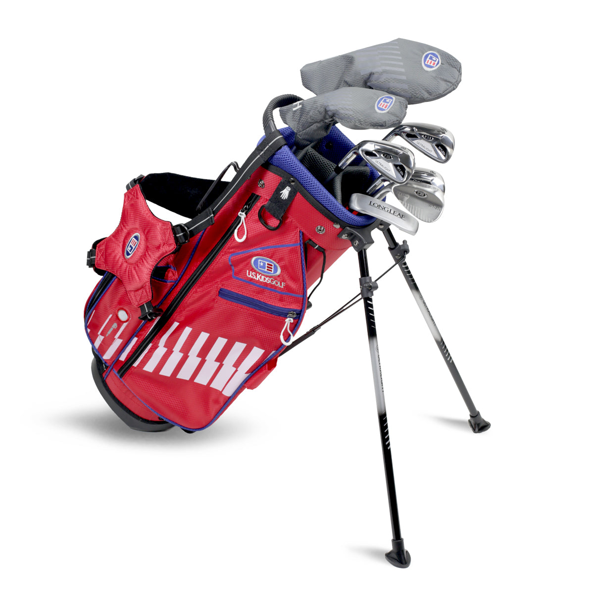 UL48-s 7 Club DV3 Stand Set, All Graphite, Grey/Teal Bag Left / Red/White/Blue