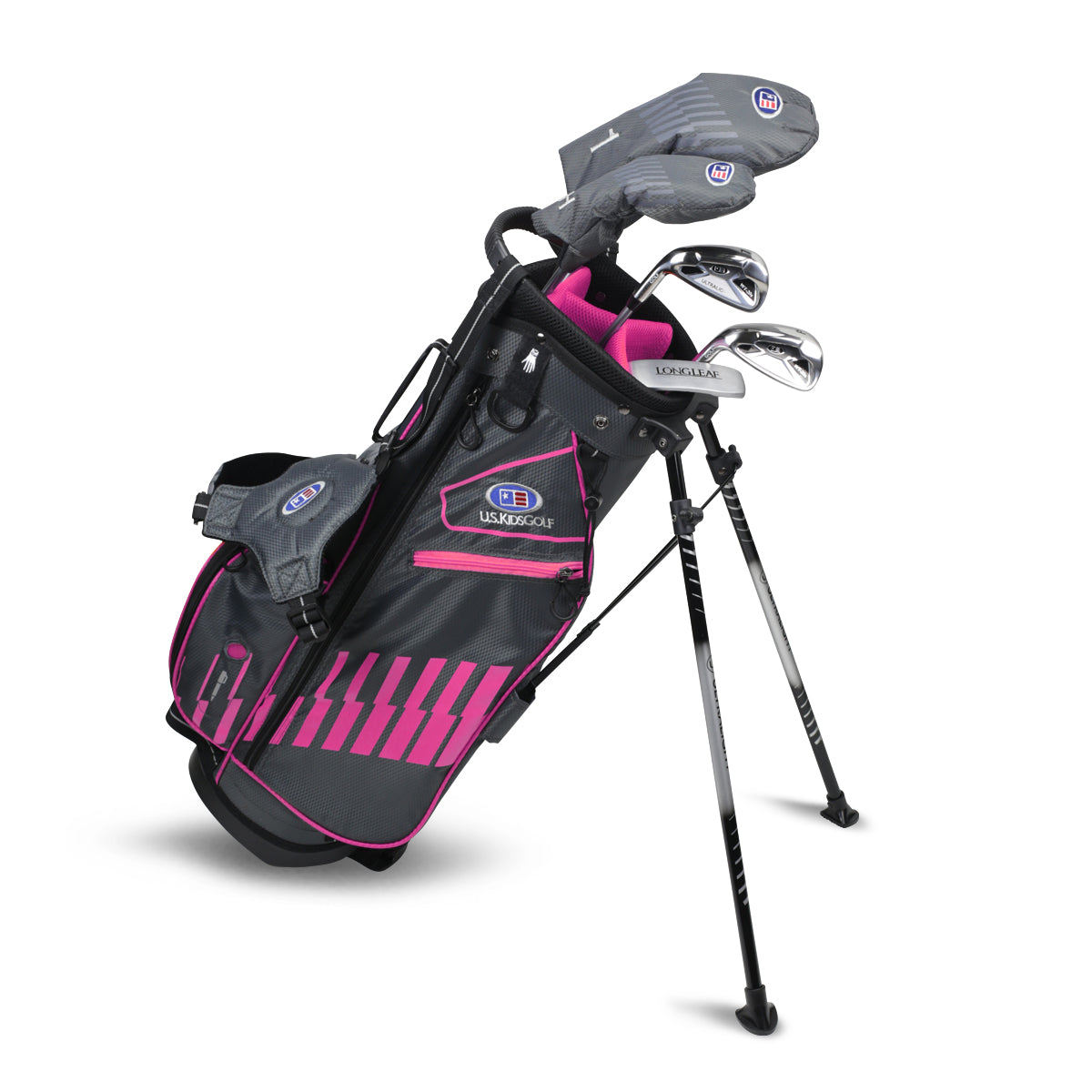 UL51-s 5 Club Stand Set, All Graphite, Grey/ Left / Black/Pink