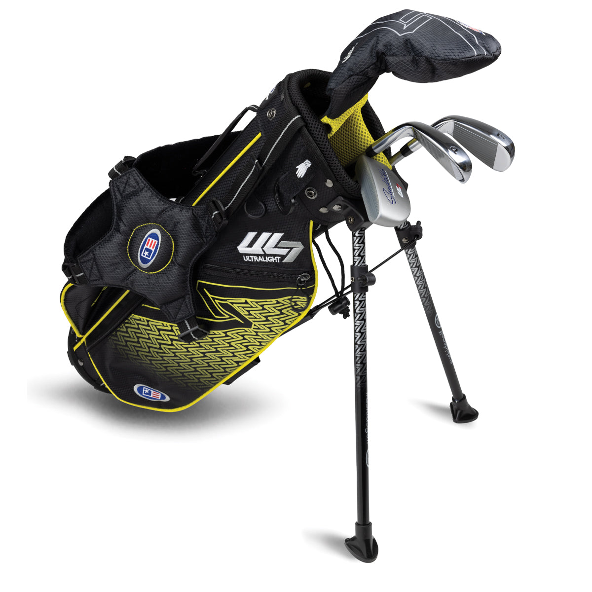 UL7 42 4 Club Stand Set, All Graphite, Black/ Right / Black/Yellow