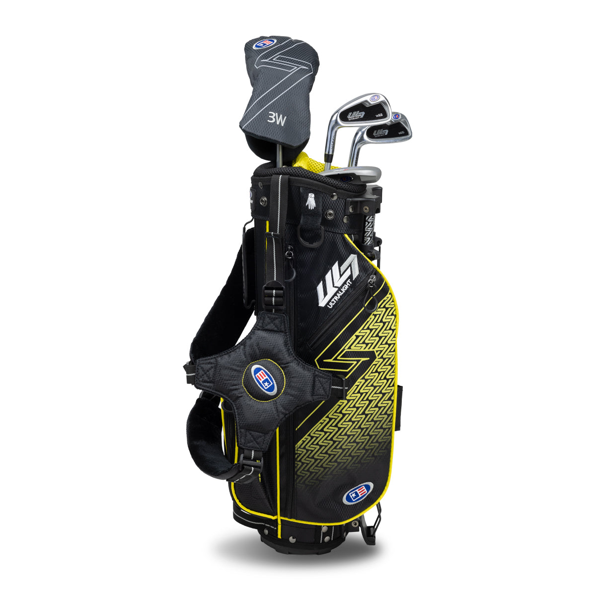 UL7 42 4 Club Stand Set, All Graphite, Black/ Left / Black/Yellow