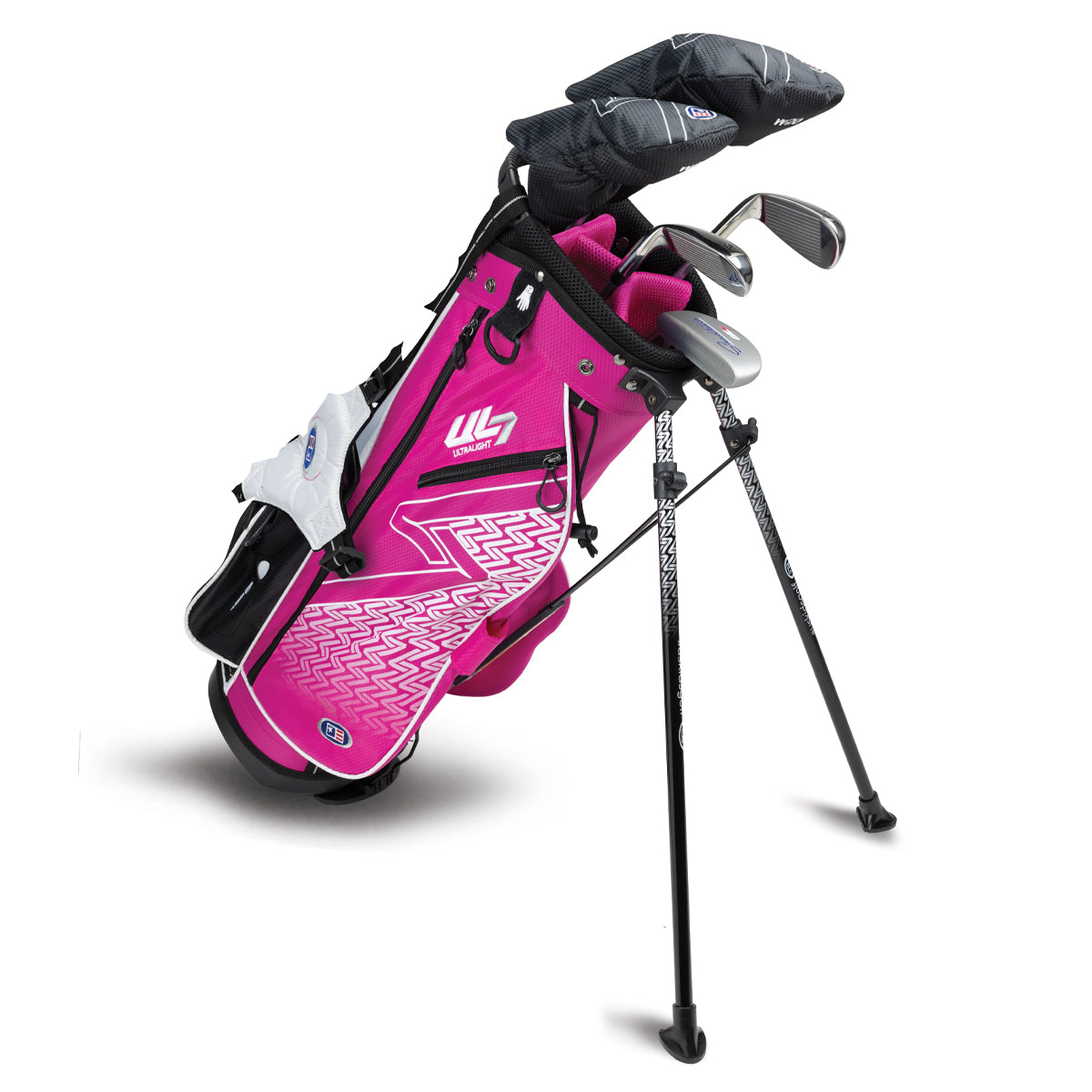 UL7 51 5 Club Stand Set, All Graphite, Black/ Right / Pink/White