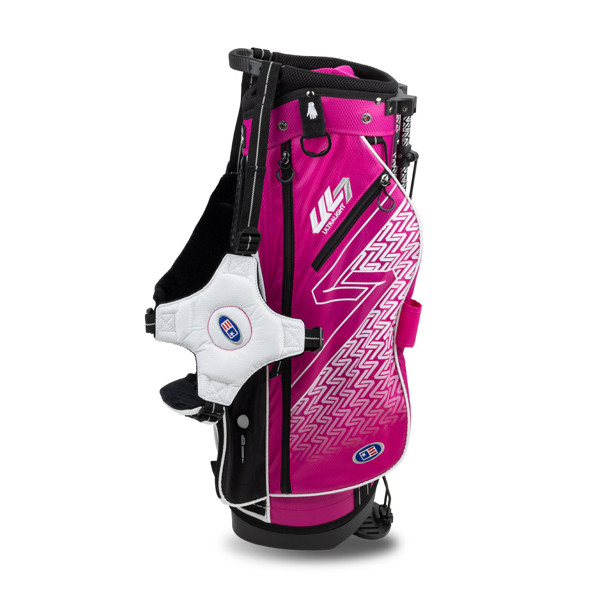 UL7 51 Stand Bag/26 Inch Pink/White