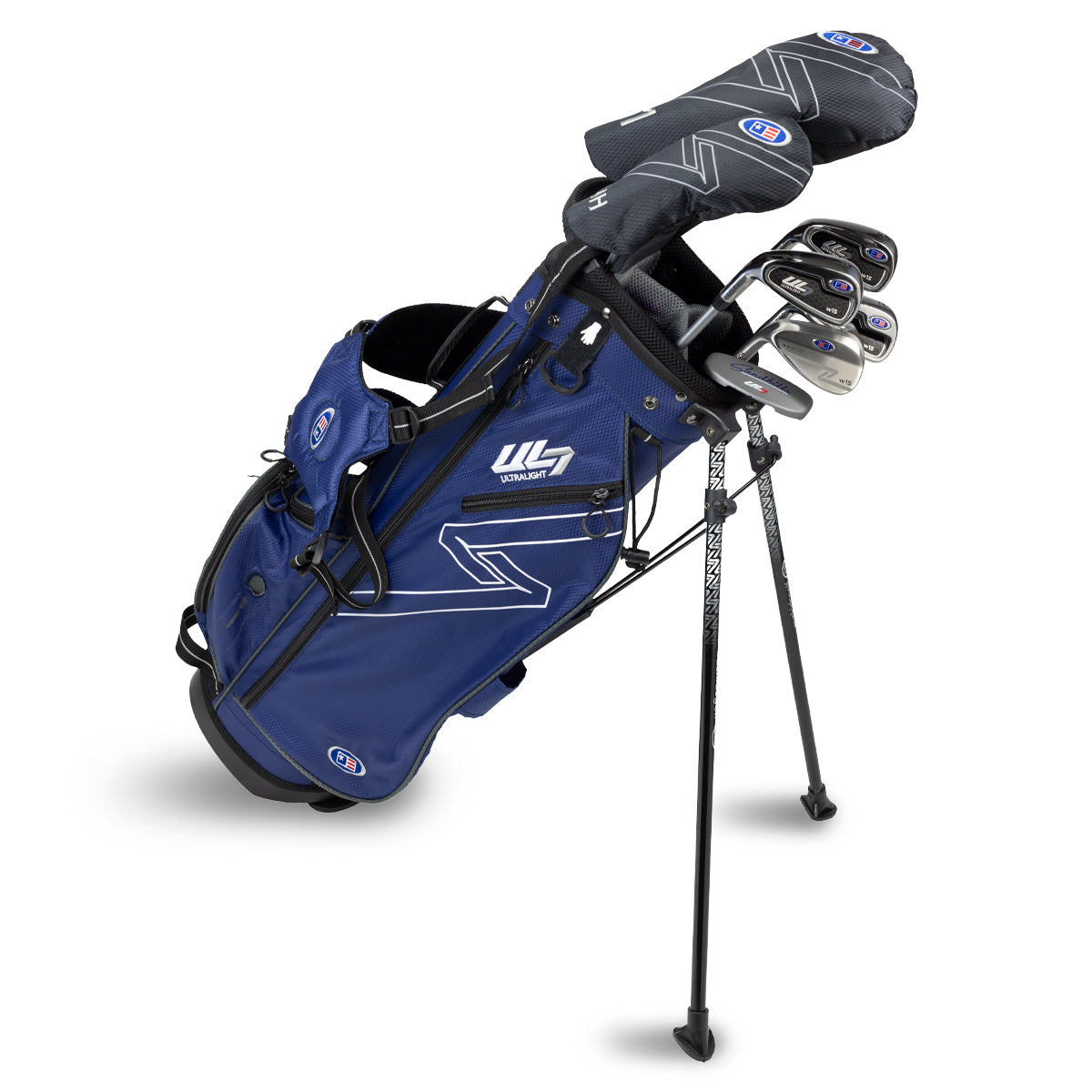 UL7 54 7 Club Stand Set, All Graphite, Black/ Left / Navy/Navy