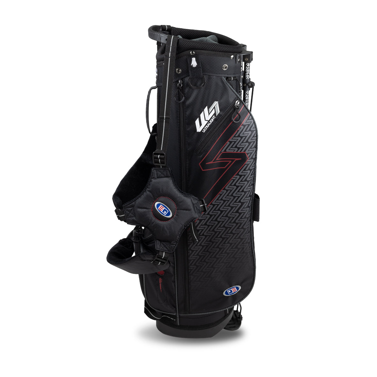 UL7 60 Stand Bag/30.5 Inch Black/Maroon