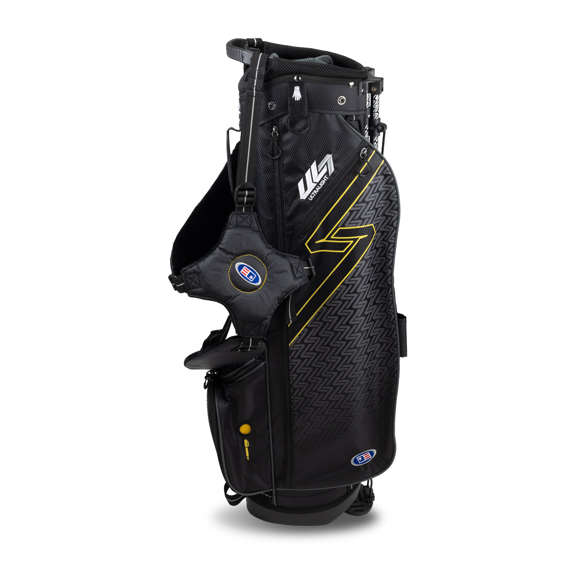 UL7 63 Stand Bag/32 Inch Black/Gold