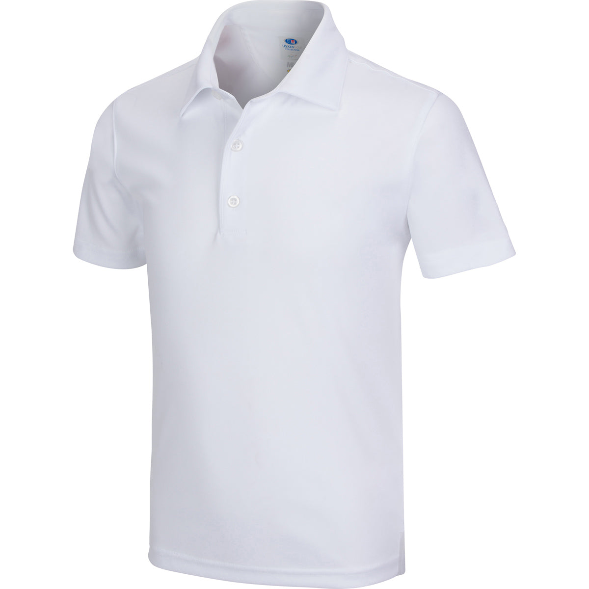 Boys Solid ML75 Polo Youth XS / White