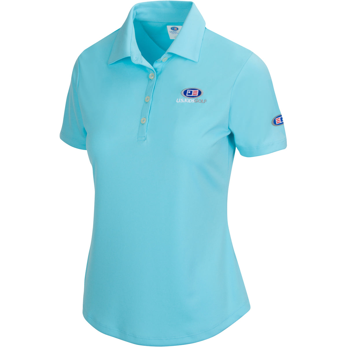Womens USKG Solid ML75 Polo Womens XXL / Aqua