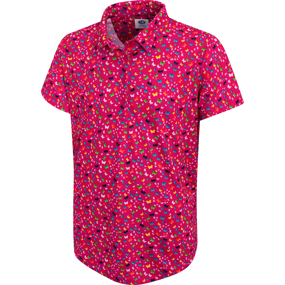 Girls Butterflies Print Polo Girls S
