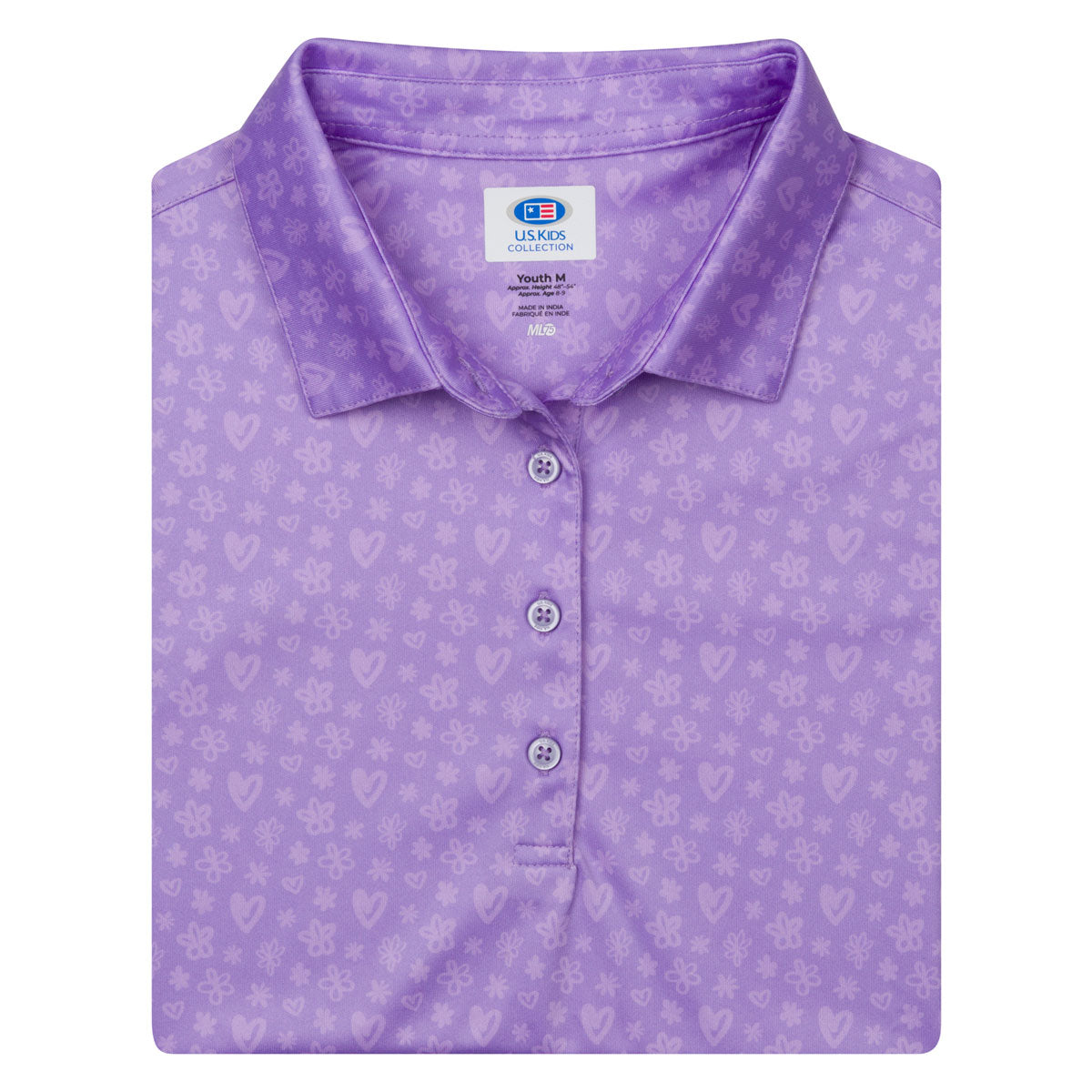 Girls Girl Power Print Polo Girls S