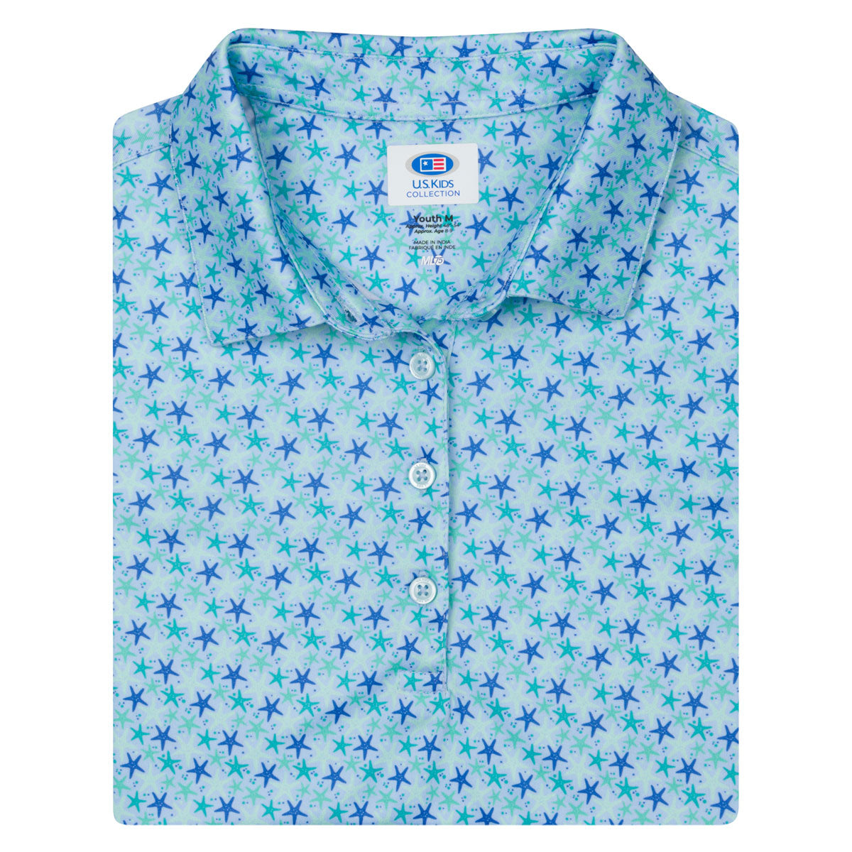 Girls Starfish Print Polo Girls S